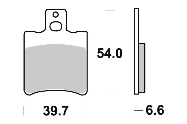 Sbs piduriklotsid keraamilised (667HF)