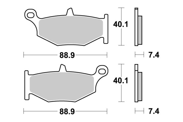 Sbs piduriklotsid paagutatud tagumised - Image 2
