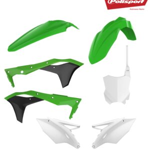 Polisporti plastiku komplekt KX250F 17-20 OEM (1)