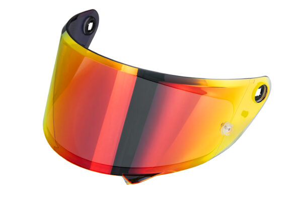 HJC Visor HJ-35 Fire Red Mirror RPHA 1 Pinlock ettevalmistusega