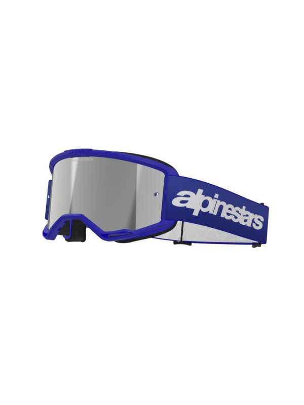 Alpinestars prillid Vision 3 WORDMARK BLUE peegel SILVER