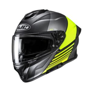HJC kiiver C71 Morix Black/Fluo Yellow MC3HSF, L