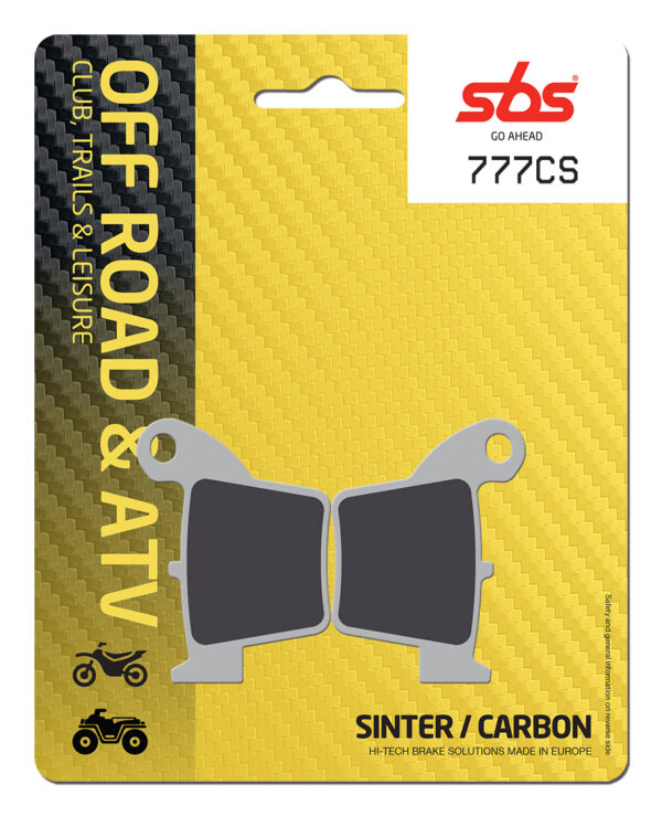 Sbs piduriklotsid Carbon Silver