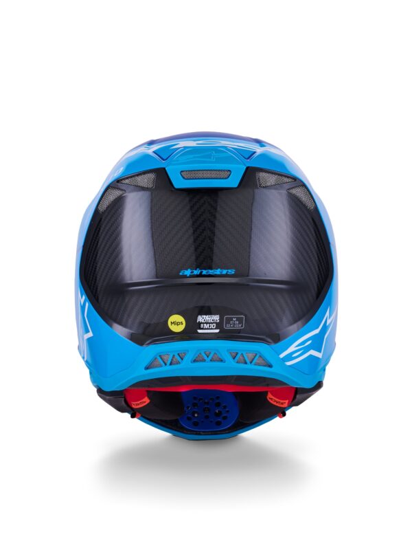 Alpinestars kiiver S-M10 Flood Met Blue/Blue/Carbon, L
