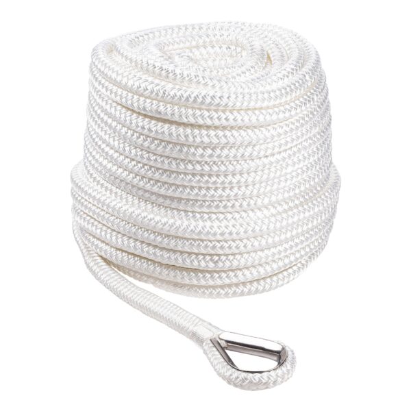 Qvarken ankrunöör dokiliin koos trossiotsikuga 16mm 40m valge