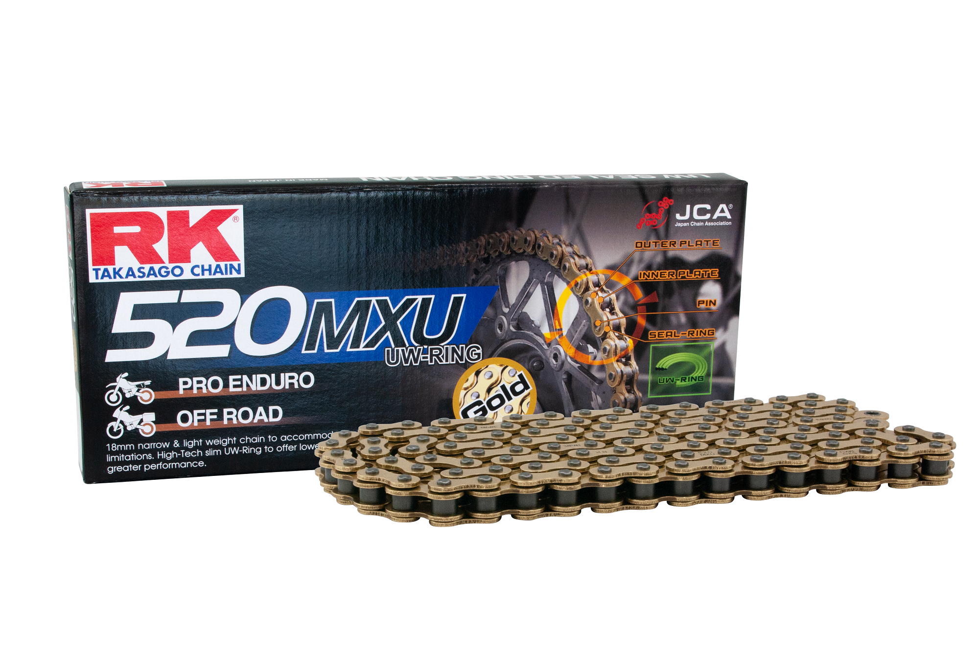 RK GB520MXU UW-rõngaskett Offroad +CL (Connect.link)