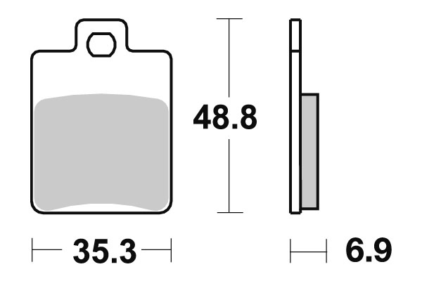 Sbs piduriklotsid keraamilised (724HF)