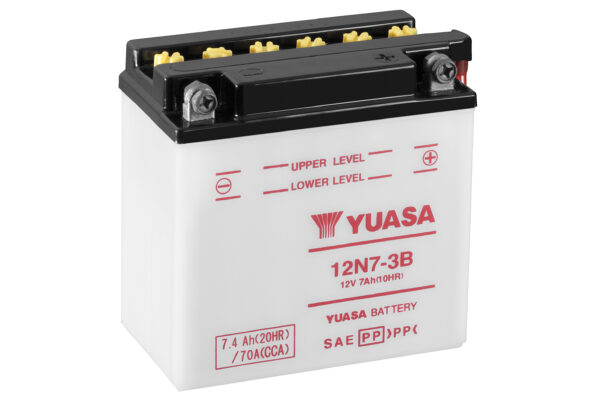 Yuasa aku 12N7-3B (cp) koos acidpack (4)