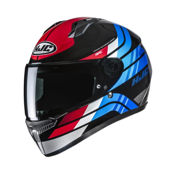 HJC kiiver C10 Hiper Black/Red/Blue MC21, M
