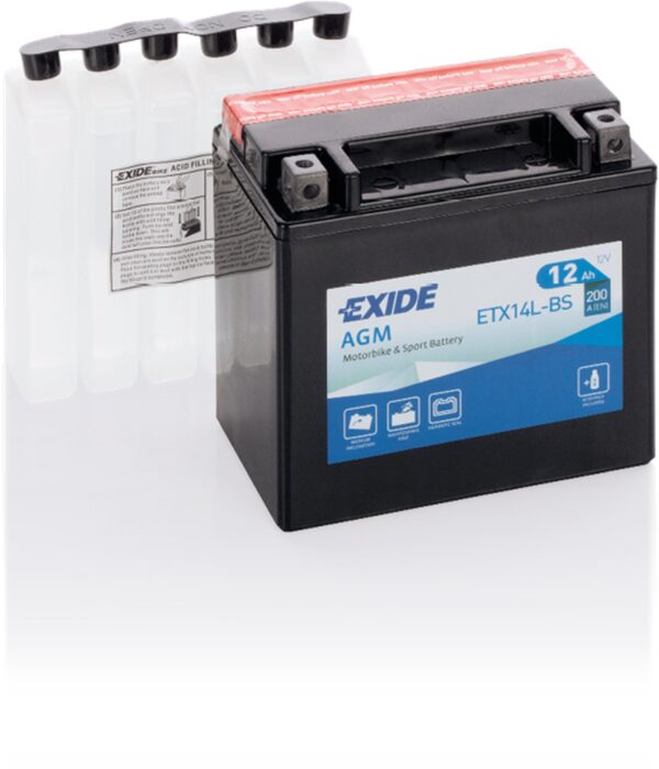 Exide aku ETX14L-BS