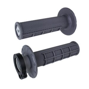 odi-half-waffle-mx-lock-on-grip-set-graphite