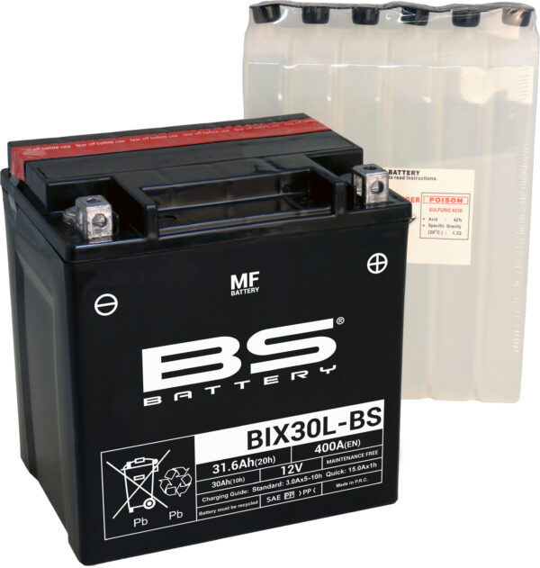 BS Aku BIX30L-BS MF (cp) Hooldusvaba