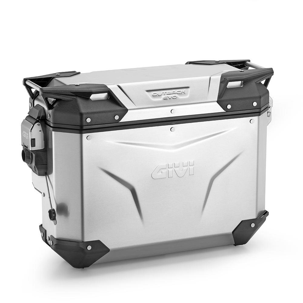 Givi Trekker Outback EVO Cam-Side alumiiniumist külgkohver paremale 37 l müüakse ilma lukuta