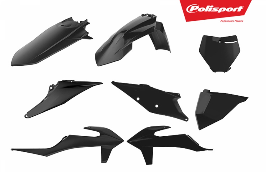 Polisporti plastiku komplekt SX/SXF 19-22 Must (1)