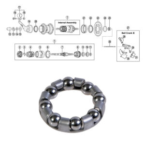 SHIMANO 3-v (SG-3C40). kuularõngas J