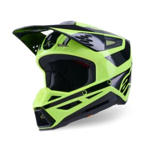Alpinestars kiiver S-M3 Heat Fluo Yellow/Black, L