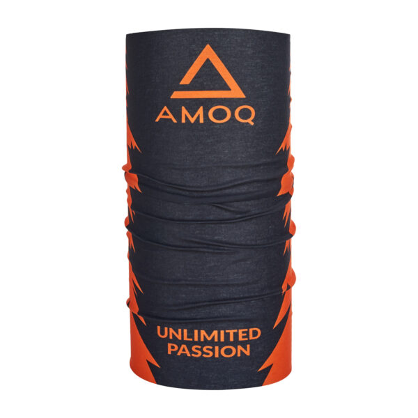 AMOQ kaelus Black-orange