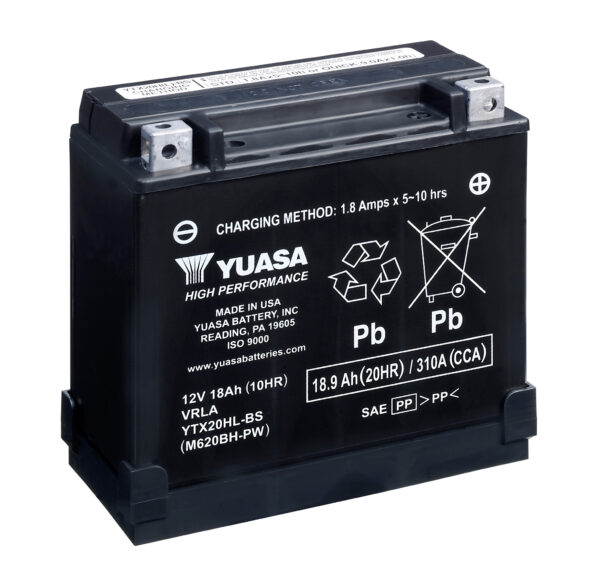 Yuasa aku YTX20HL-BS-PW (cp) happepakiga