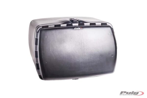 Puig topcase Maxibox C/must tagumise avaga koos lukuga