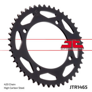 JT tagumine alumiiniumist tagaratas 7075 T6 must JTA1465.47BLK
