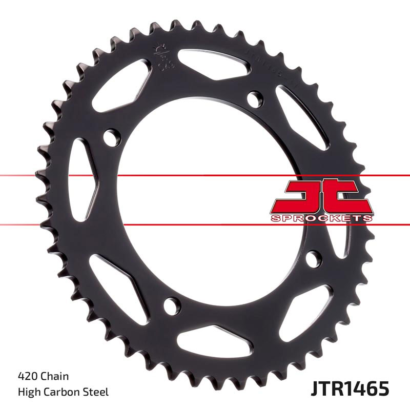JT tagumine alumiiniumist tagaratas 7075 T6 must JTA1465.47BLK