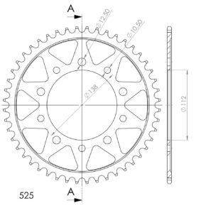 Supersprox tagumine hammasratas 1304.47