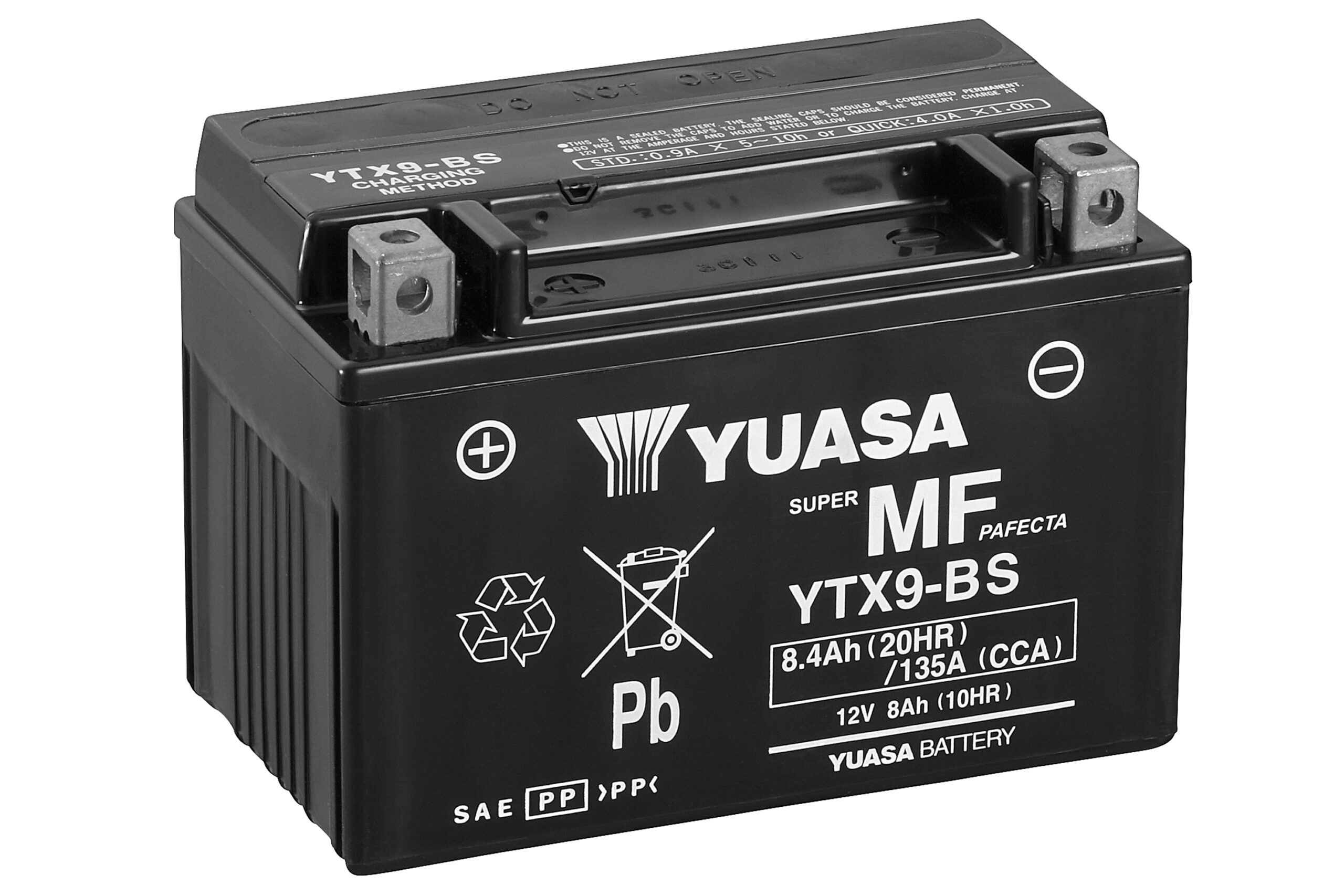 Yuasa aku YTX9(WC) täidetud happega (6)