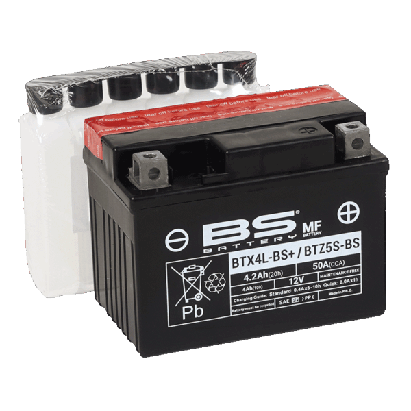 BS Battery BTX4L-BS+/BTZ5S-BS (cp) hooldusvaba