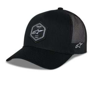 Alpinestars Hexeon Trucker Snapback müts, must/must, One Size