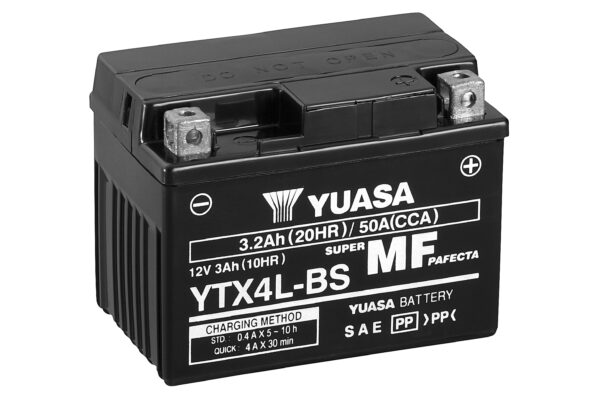 Yuasa aku YTX4L(WC) täidetud happega (10)
