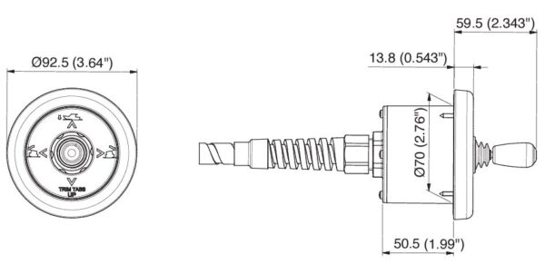 Uflexi trimmitabide komplekt MTT 12-CH - Must 309 mm
