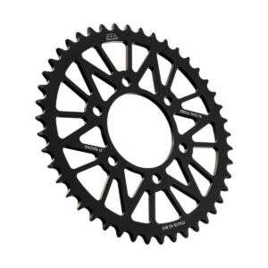 JT tagumine alumiiniumist hammasratas 7075 T6 must JTA478.45BLK