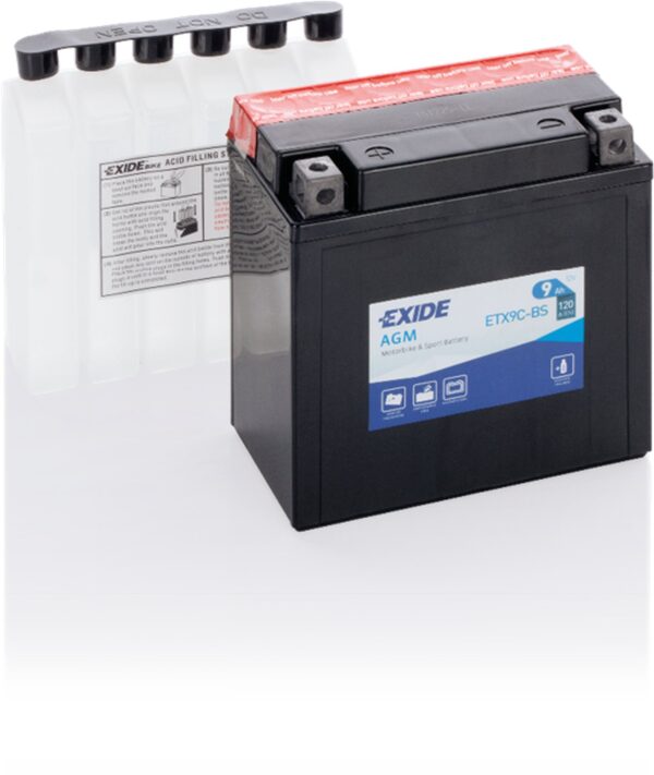 Exide aku ETX9C-BS