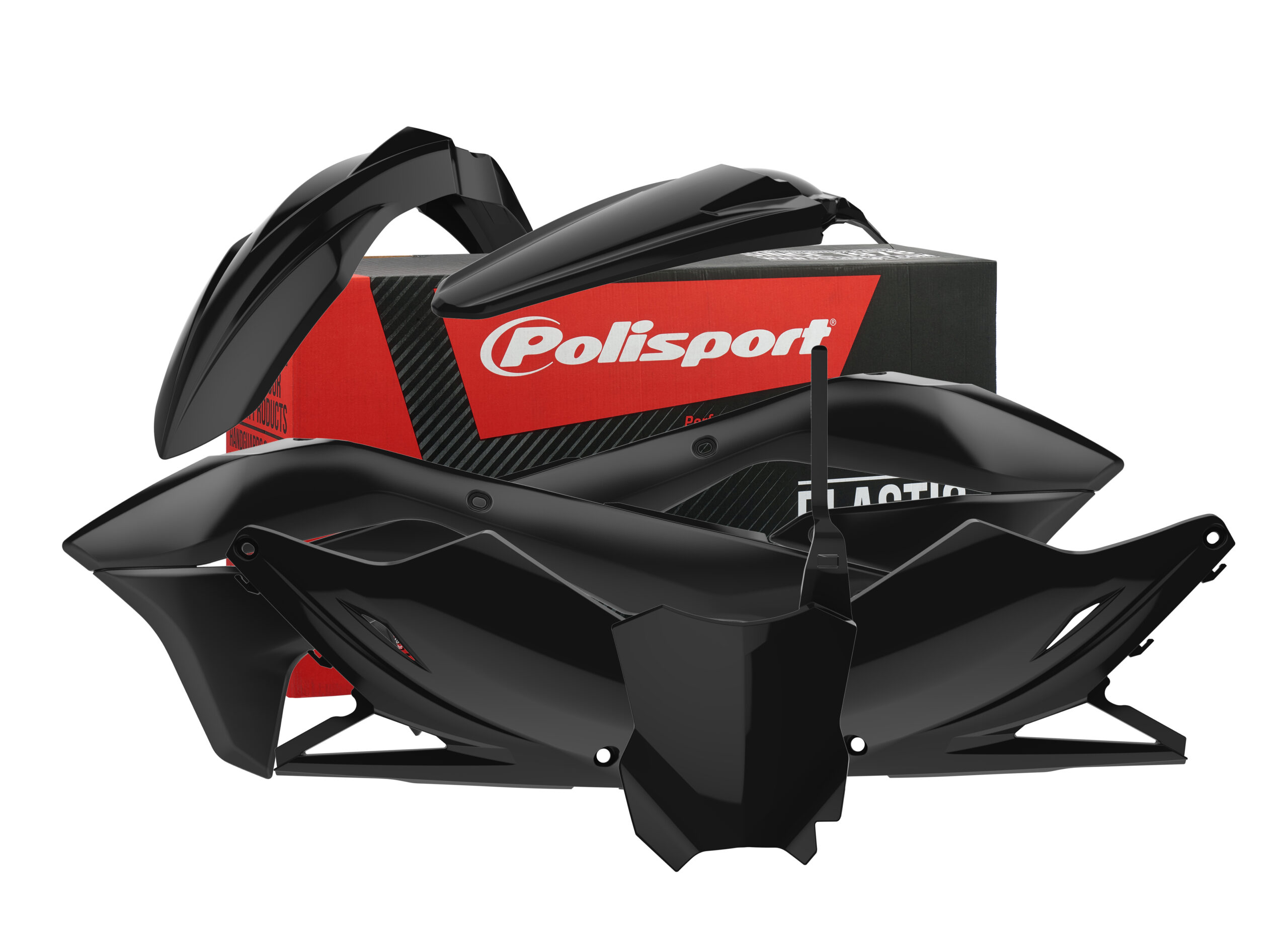 Polisport plastdetailide komplekt KX450F 16-18 must (1)