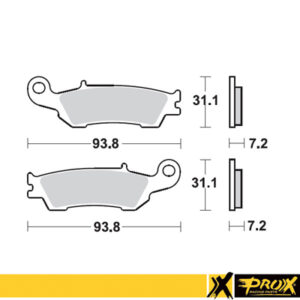 ProX esipiduriklots esiratas YZ125/250 '08-21 + YZ250F/450F '08-19