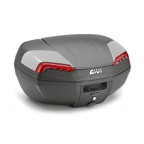 Givi Topcase 46L Riviera hall kate punase helkuriga