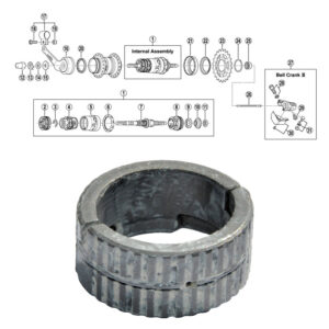 SHIMANO 3-v (SG-3C40/41). piduriklotsid