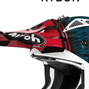Airoh Aviator Ace 2 visiiri tipp Kybon blue/red läikiv