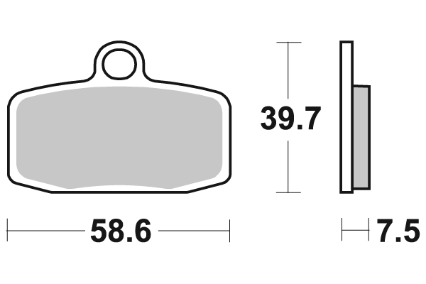 Sbs piduriklotsid Racing Sintered - Image 2