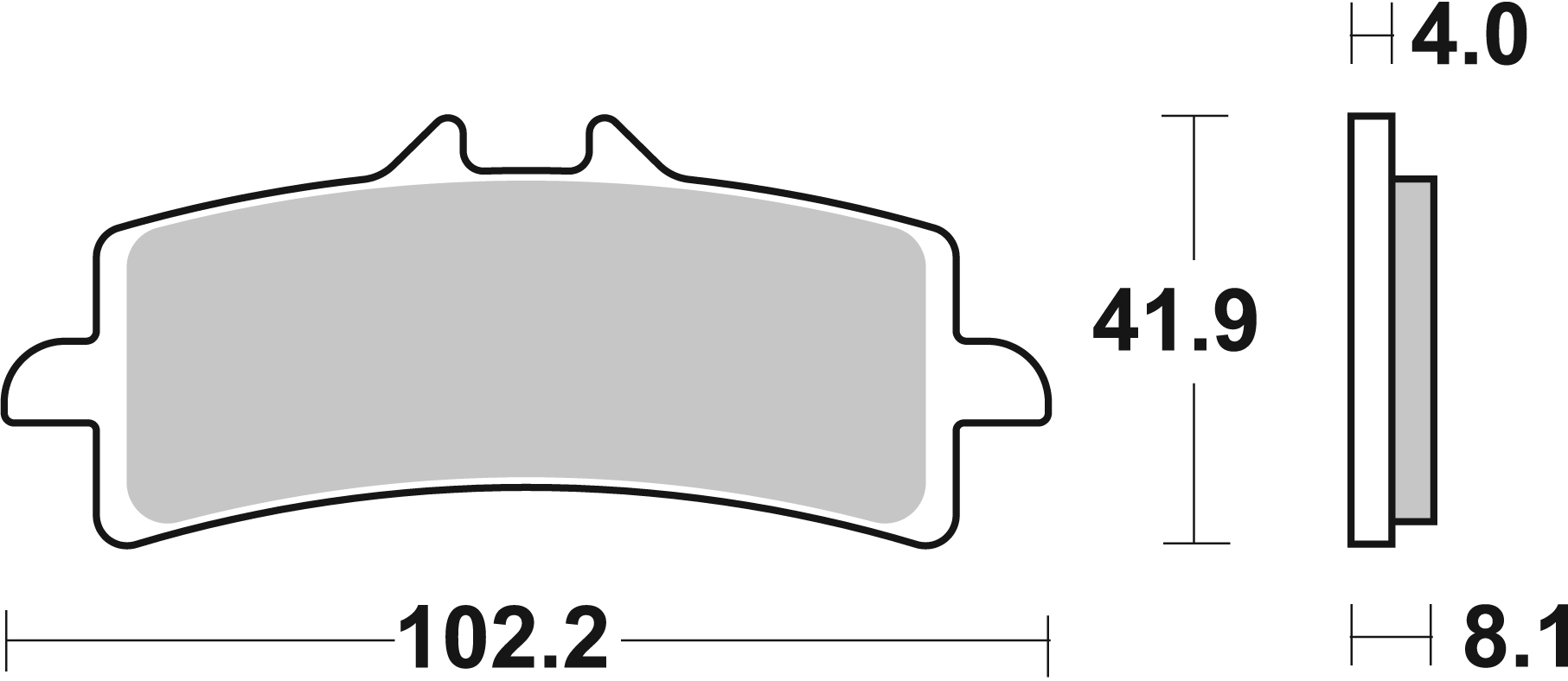 Sbs piduriklotsid Dual Carbon
