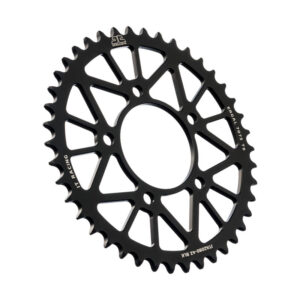 JT tagumine alumiiniumist tagaratas 7075 T6 must JTA2080.43BLK Black