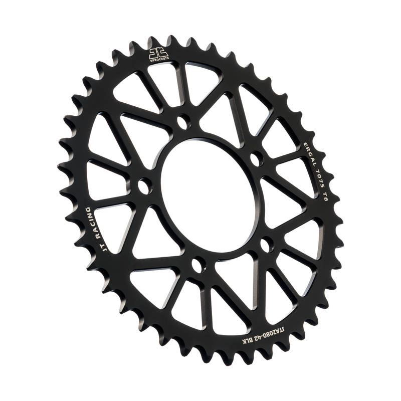 JT tagumine alumiiniumist tagaratas 7075 T6 must JTA2080.43BLK Black