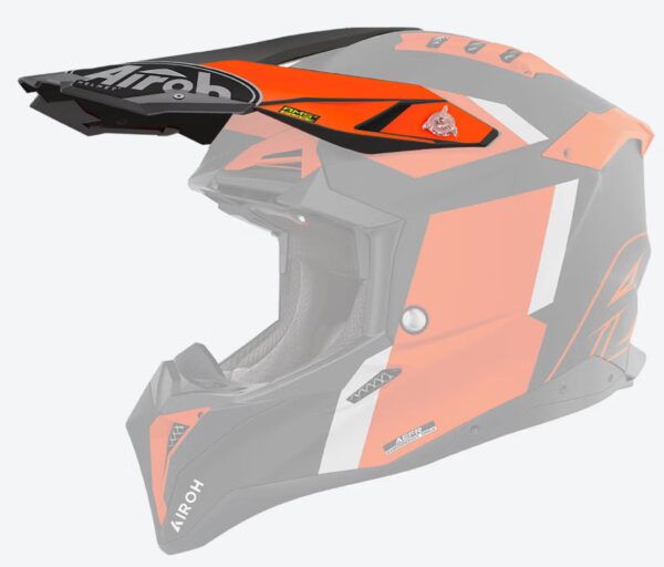 Airoh Aviator 3 Peak visiir Glory Orange Matt