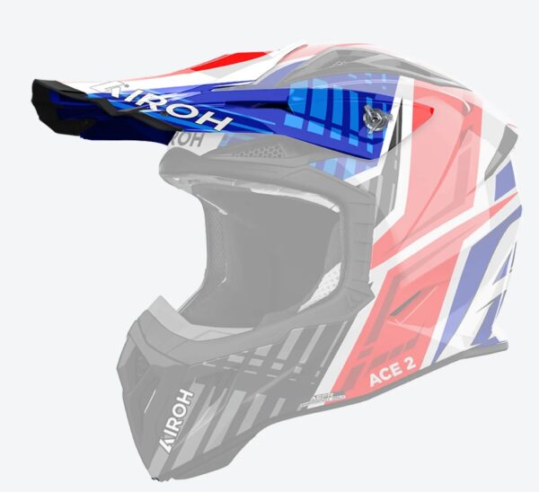 Airoh Aviator Ace 2 visiir Proud Blue/Red Gloss