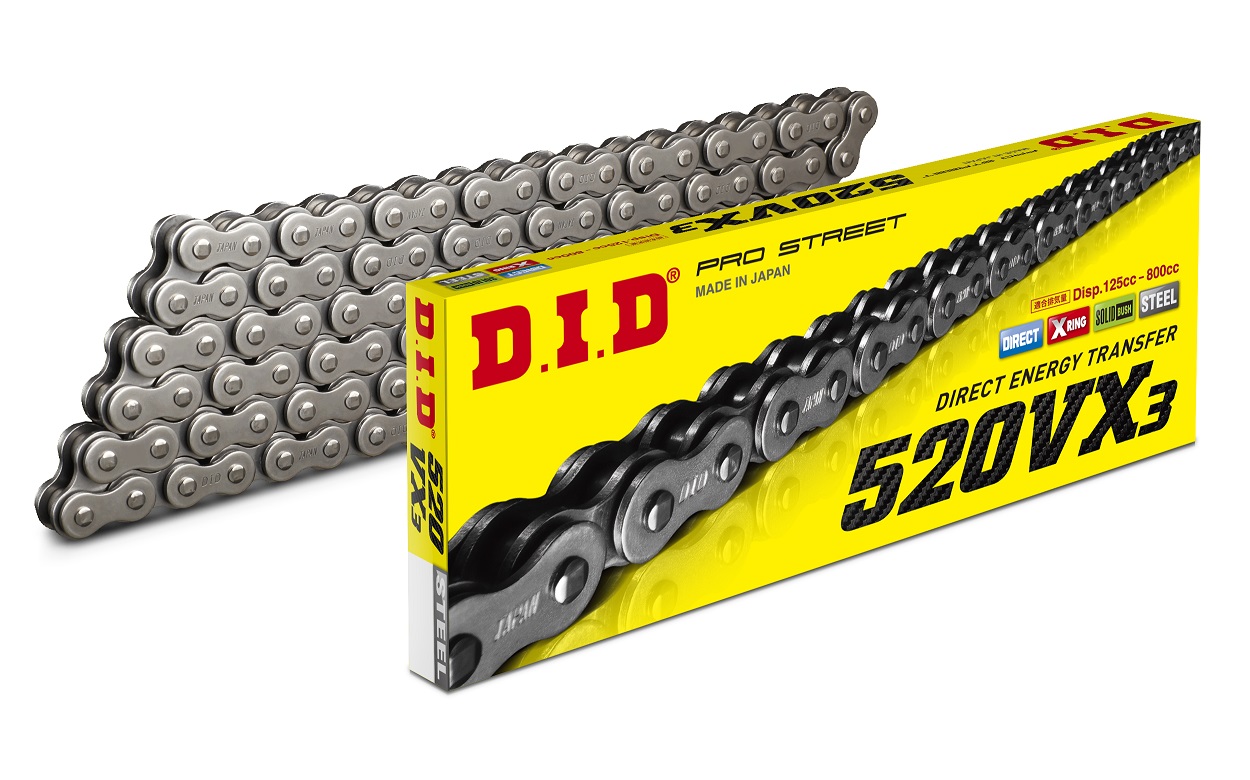 D.I.D 520VX3 kettilüli + ühenduslüli (FJ)