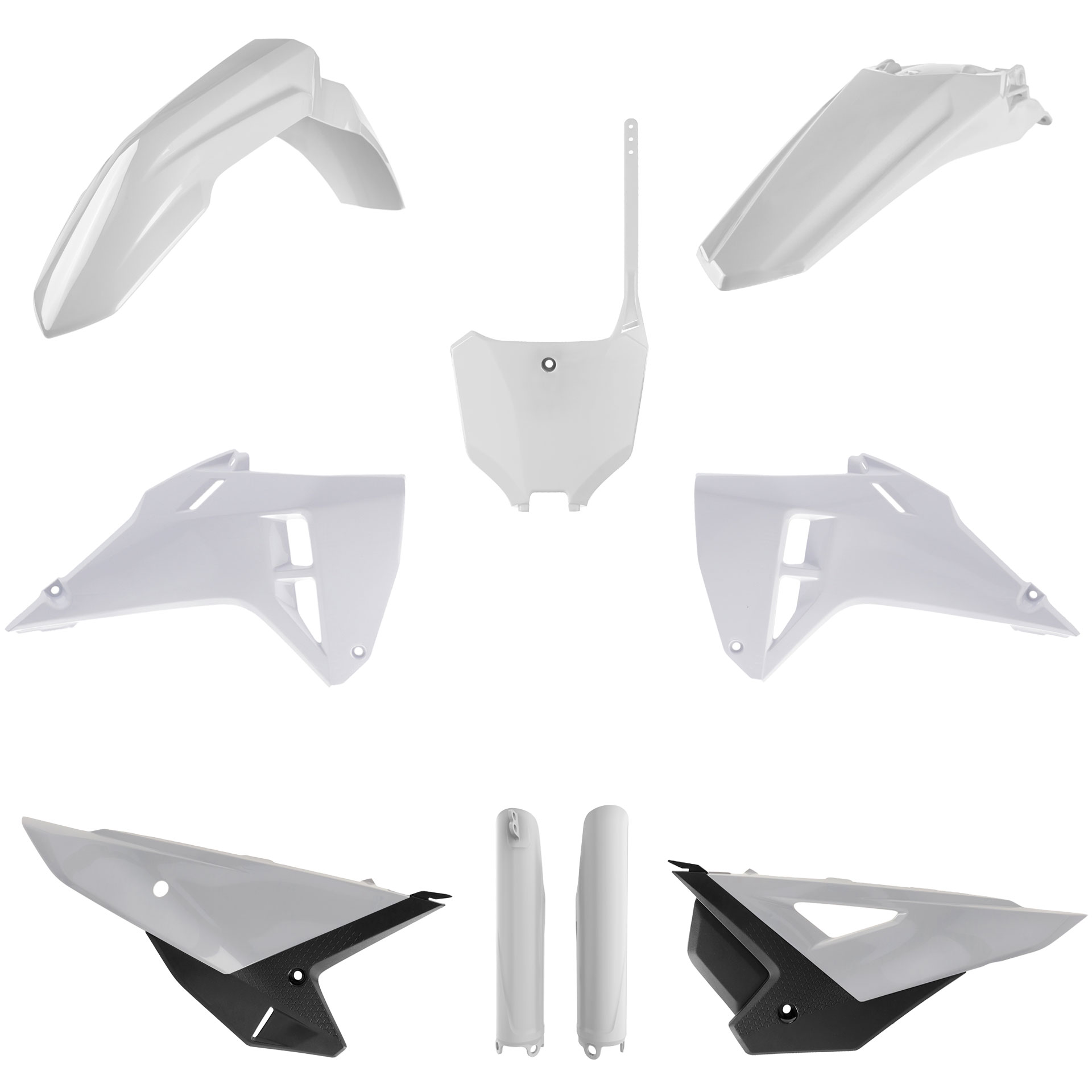 Polisport täielik komplekt CRF450R 25-.. CRF250R 25-.. valge (1)