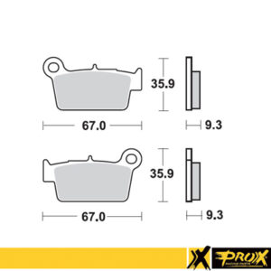 ProX tagapiduriklots tagaratas KX250F/450F '04-23 + RM-Z250/450 '04-23