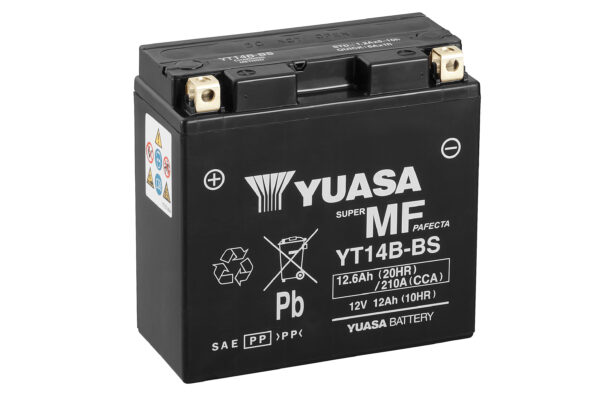 Yuasa aku YT14B(WC) täidetud happega (6)