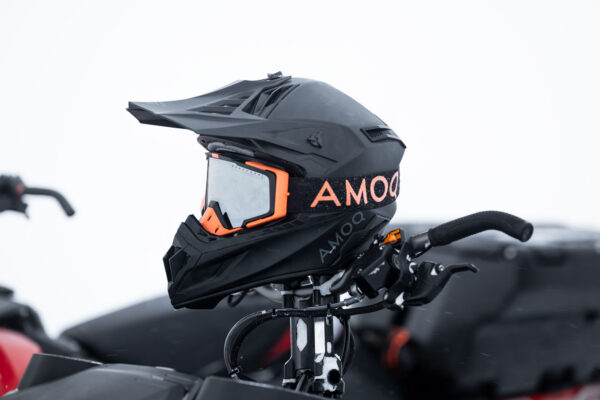 AMOQ Aster lumiprillid Black-Orange Silver Mirror