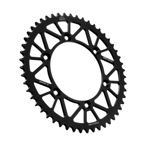 JT tagumine alumiiniumist tagaratas 7075 T6 must JTA251.51BLK